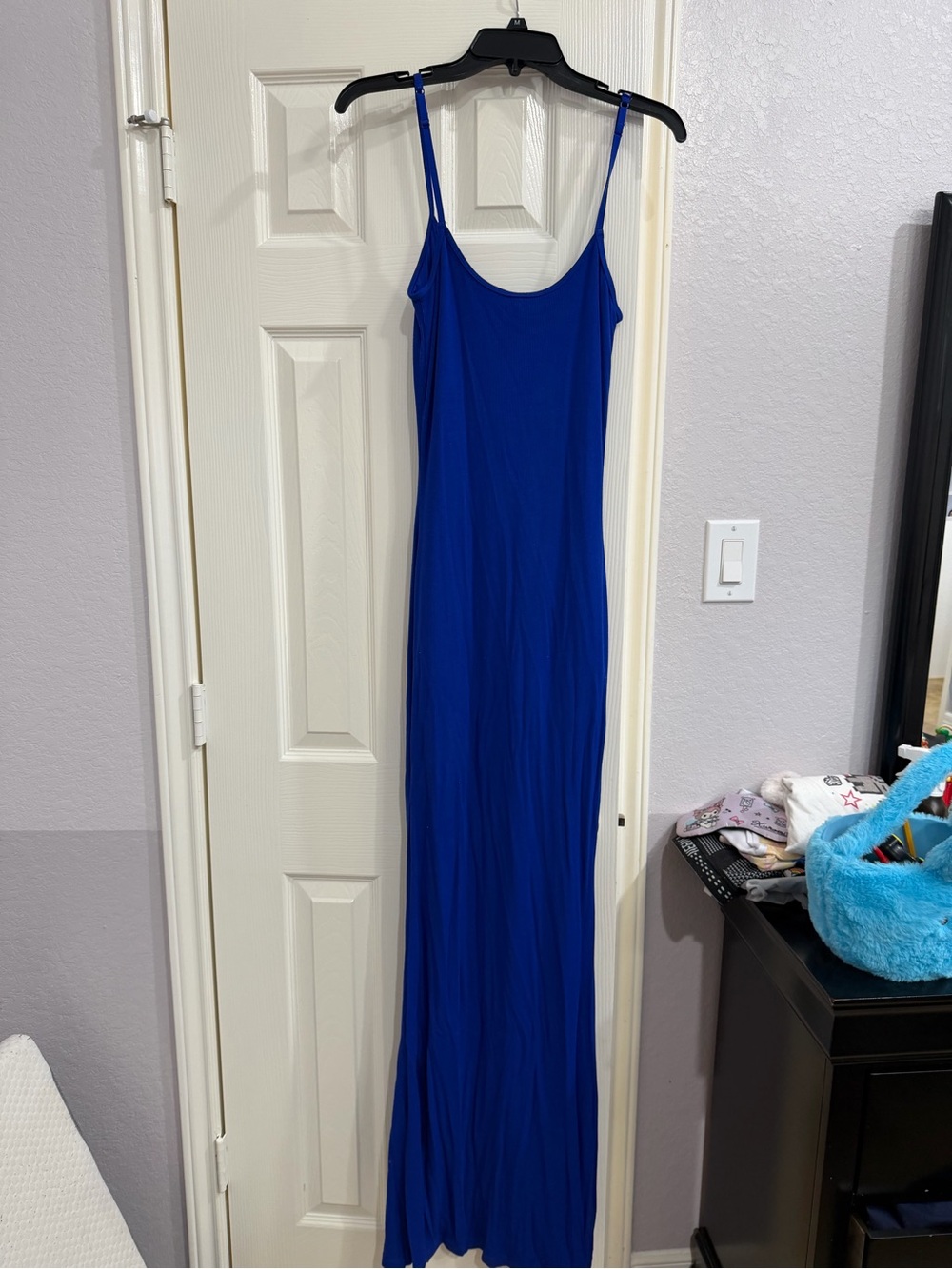 Popilush Cobalt Blue Bodycon Maxi Dress XL Adjustable Straps